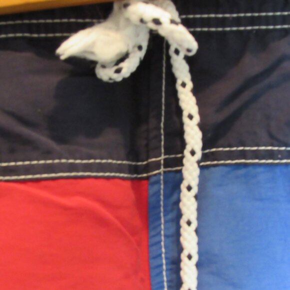 Tommy Hilfiger US.085 Mens Swim Trunks Shorts Spell Out Mesh Lined Size S Blue - Picture 4 of 10